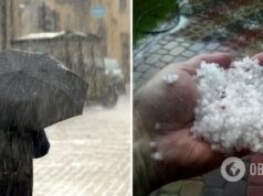 В Украину идут дожди с градом: объявлено штормовое предупреждение