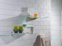 Изготовление стеклянных полок для дома на заказ