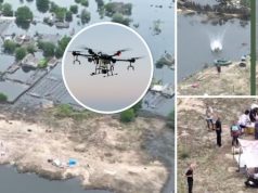 На помощь приходят технологии: украинский дрон доставил помощь жителям оккупированной части Херсона. Видео