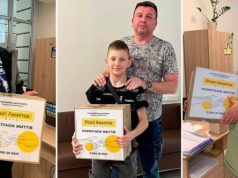 В Кропивницком продуктовые наборы от Фонда Рината Ахметова получают переселенцы из Мариуполя