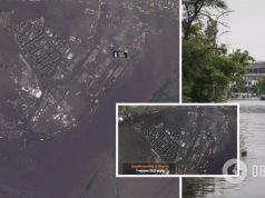 Затоплены огромные территории: новые спутниковые снимки последствий разрушения плотины Каховской ГЭС
