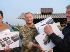 »Мовики» для »эдельвейсов»: Порошенко привез штурмовикам дефицитные дроны последнего поколения