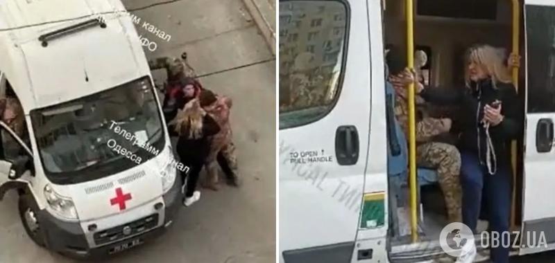 ''Устрашение мобилизацией'': раскрылись обстоятельства инцидента с автомобилем скорой помощи в Одессе