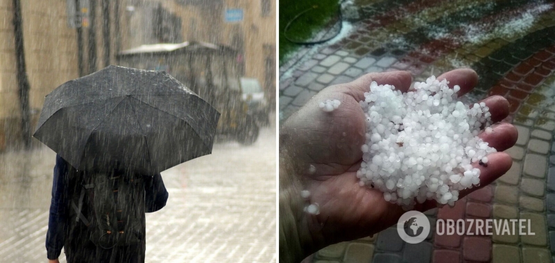 В Украину идут дожди с градом: объявлено штормовое предупреждение